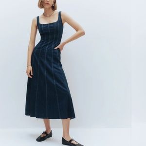Reformation Denim Amory Midi Dress - SIZE 4